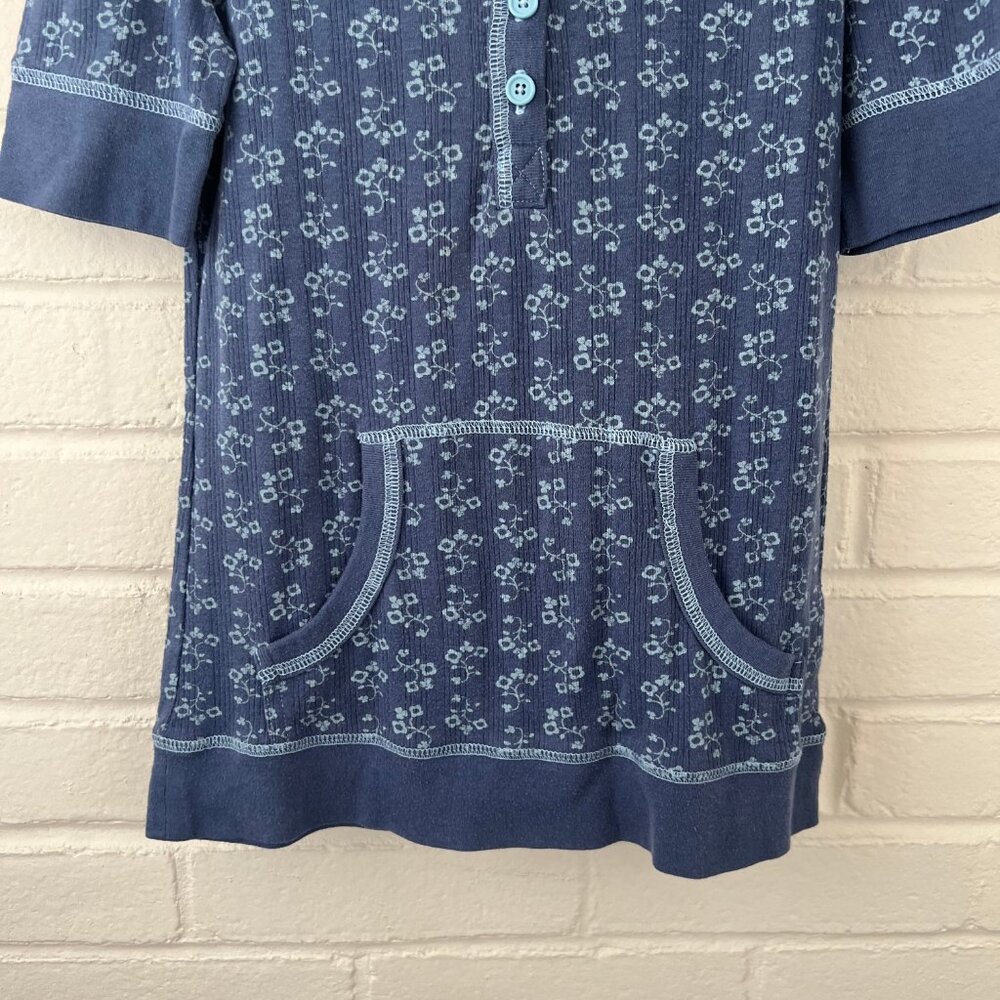 Girls Mossimo Supply Co Blue Hooded Short Sleeve Shirt | Large - Picture 3 of 5